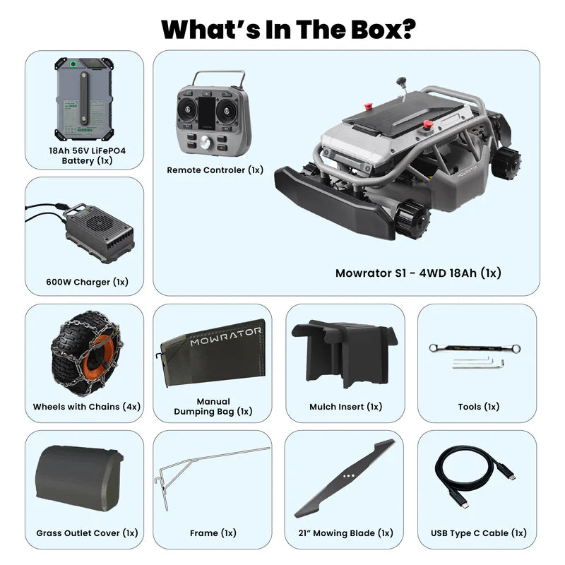 Mowrator S1 – 4WD (z verigami)